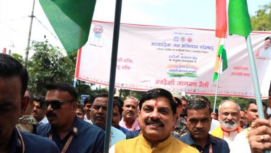 Photo of स्वदेशी जागरण सप्ताह का शुभारंभ, सीएम यादव ने तिरंगा थाम निकाली रैली