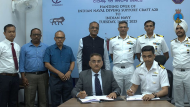 Photo of नौसेना में शामिल हुआ पहला स्वदेशी डाइविंग सपोर्ट क्राफ्ट