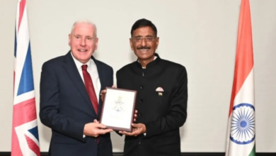 Photo of रक्षा राज्य मंत्री संजय सेठ की ब्रिटिश मंत्री वर्नन कोकर के साथ बैठक