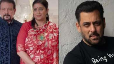 Photo of जब स्मृति ईरानी के सामने सलमान खान और उनके पति को सलीम खान से पड़ी थी डांट