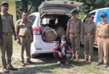 Photo of कार पर रेलवे का बोर्ड लगा दौड़ा रहा था तस्करी की गाड़ी