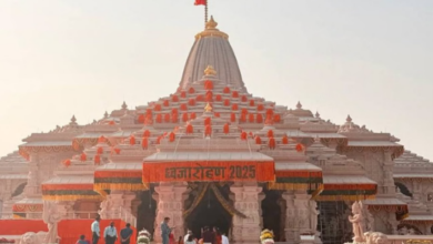 Photo of राम मंदिर ध्वजारोहण: 2.33 लाख मंत्रों के जाप से धर्मध्वज को मिला दिव्य तेज