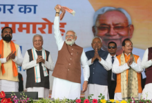 Photo of पीएम ने फिर लहराया गमछा, सांस्कृतिक जुड़ाव ने बढ़ाई भीड़ की ऊर्जा