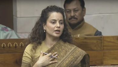 Photo of संसद के शीतकालीन सत्र में कंगना रनौत का कांग्रेस पर तंज