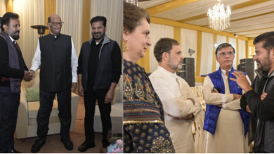 Photo of शरद पवार के घर खास रात्रिभोज, राहुल-प्रियंका, रेवंत रेड्डी और अजित पवार समेत कई शामिल