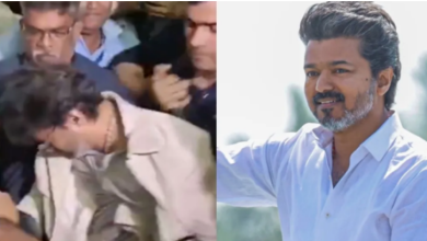 Photo of एयरपोर्ट पर गिरे थलापति विजय, बेकाबू फैंस के बीच एक्टर को इस हाल में पहुंचाया गया घर