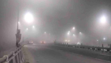 Photo of  घने कोहरे की चादर में लिपटा हरिद्वार-दिल्ली नेशनल हाईवे