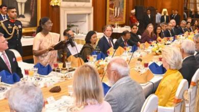 Photo of राष्ट्रपति मुर्मु ने यूरोपीय संघ के नेताओं के सम्मान में दिया भोज