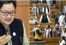 Photo of ‘कांग्रेस सांसद स्पीकर के चैंबर में घुस गए… पीएम मोदी को धमकी दी’; रिजिजू ने जारी किया नया वीडियो