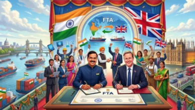 Photo of भारत के लिए खुशखबरी, ब्रिटेन के साथ अगले महीने लागू होगा फ्री-ट्रेड एग्रीमेंट! 