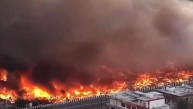 Photo of लखनऊ में भीषण आग का तांडव: विकास नगर की 200 झुग्गियां जलकर खाक